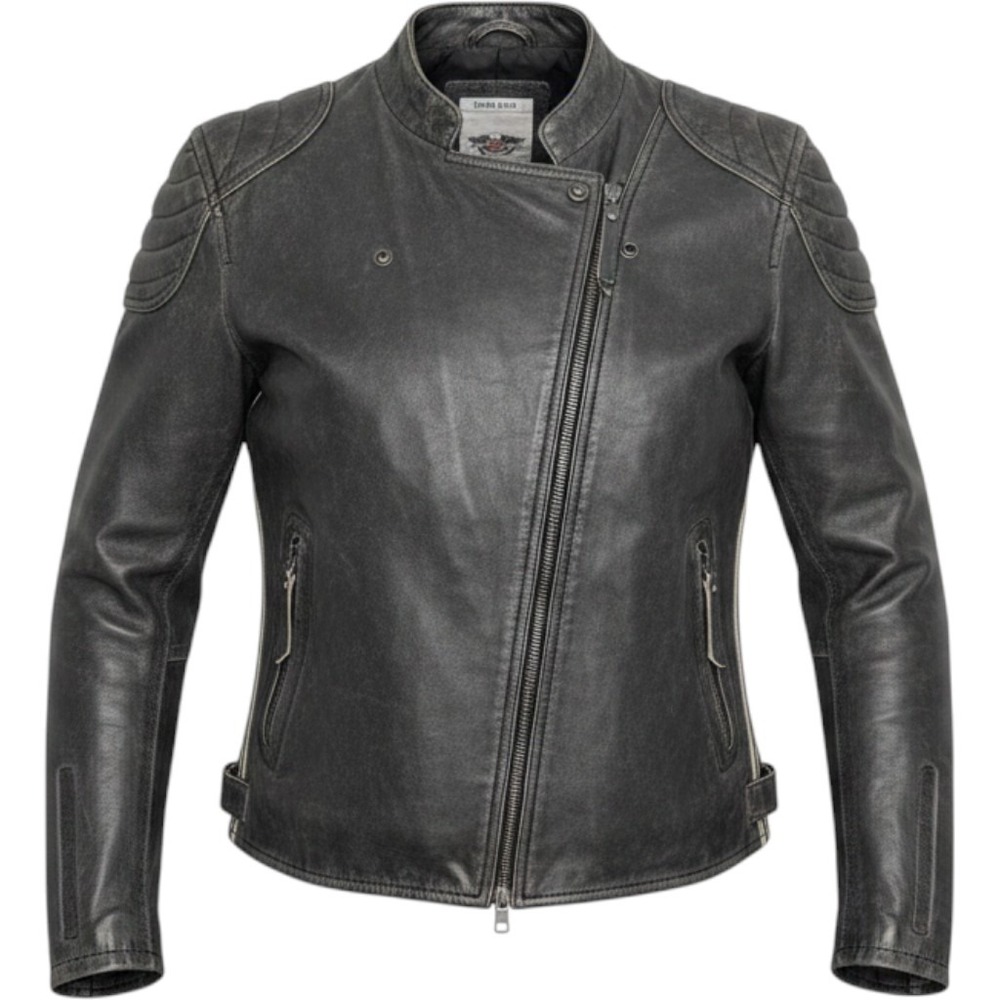 Harley Davidson Genuine Motorclothes Embrace Goatskin Leather Biker Jacket Large